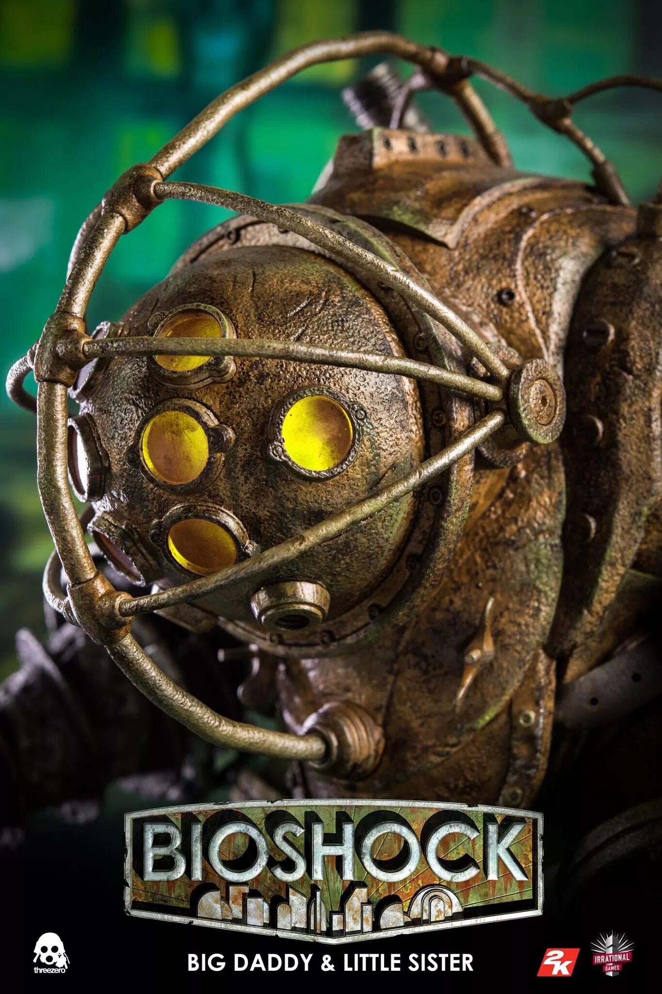 Большие папочки в Bioshock. Bioshock 1 big Daddy. Bioshock Figure THREEZERO. Big Daddy Figure Bioshock.