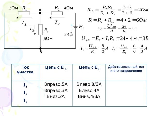 Как определить направление цепи. Расчет сложных электрических цепей. Метод расчета сложных электрических цепей. Расчет сложной цепи постоянного тока. Найти ток на всех участках цепи.