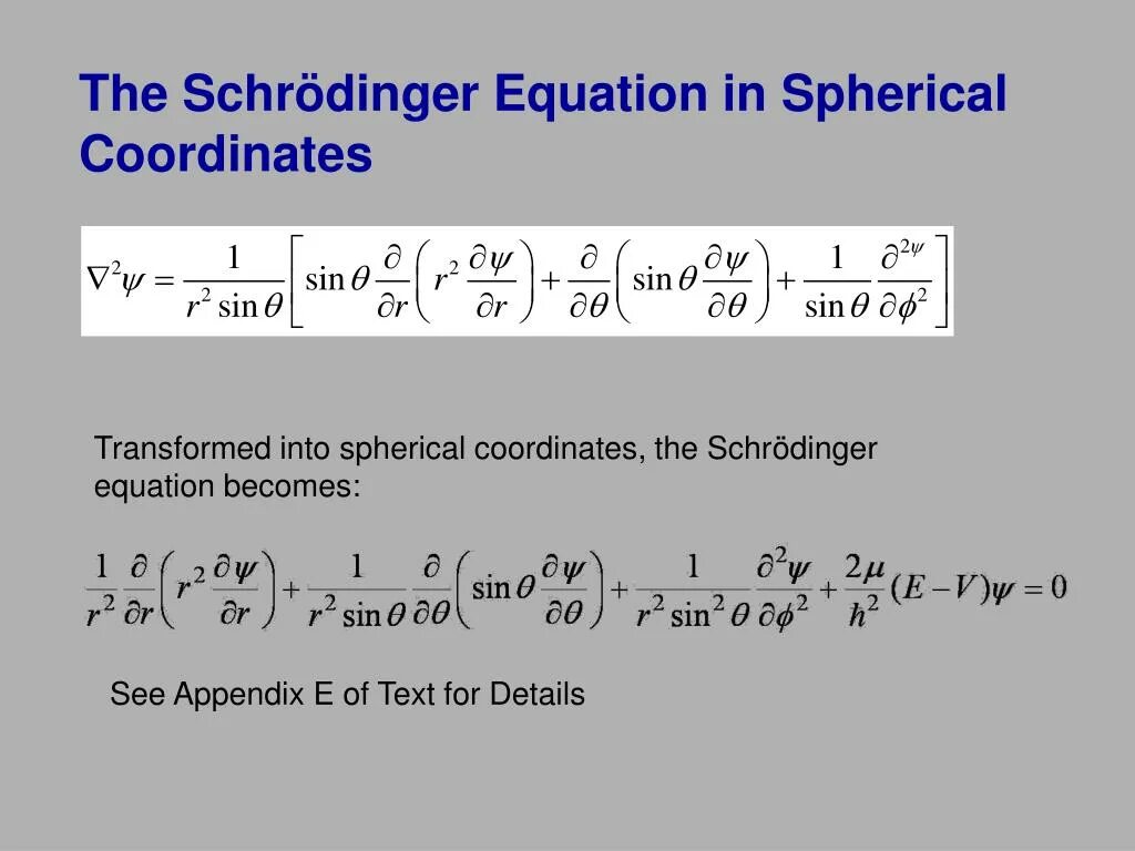 In формула. Schrodinger equation for Sphere. Spherical coordinates. Cone equation in Spherical coordinates.