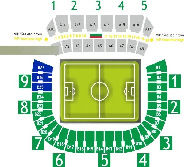 Схема стадиона нижний новгород. Ахмат Арена гостевой сектор. Схема билетов Ахмат Арена. Ахмат Арена вместимость. Анжи Арена схема стадиона.