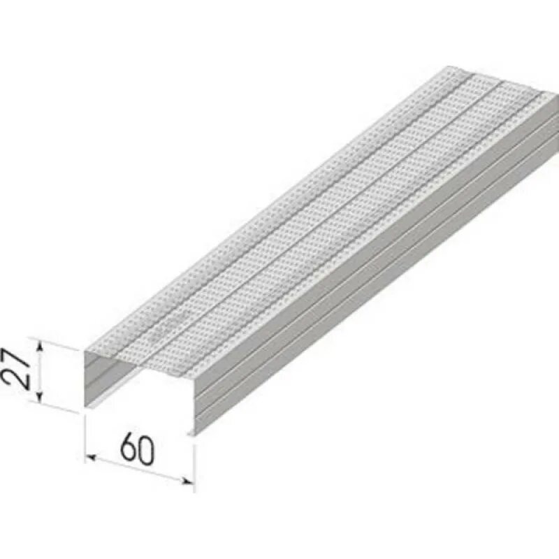 Профиль ПП 60*27мм 3м (0,6мм) (630). Профиль потолочный ПП 60х27 3м. Профиль ПП 60/27/0,4 мм l-3м. Профиль ПП 60.