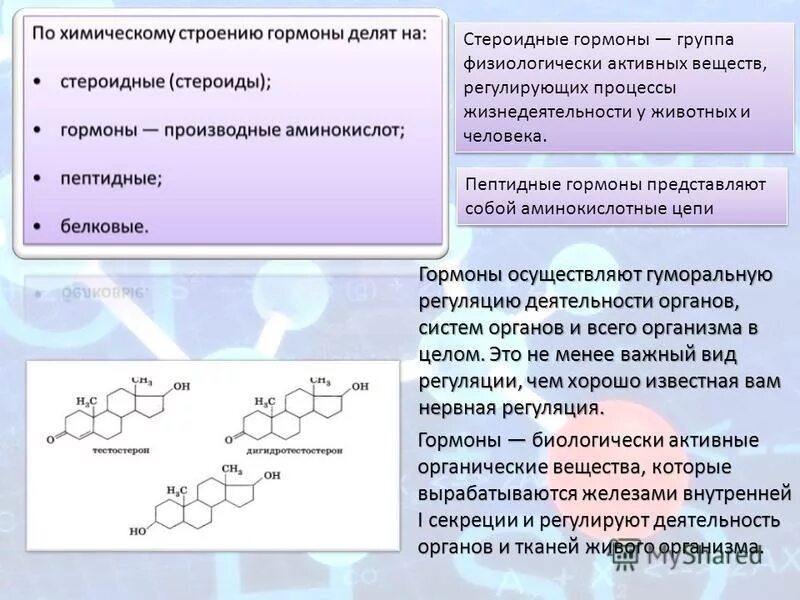 Биологически активные органические соединения