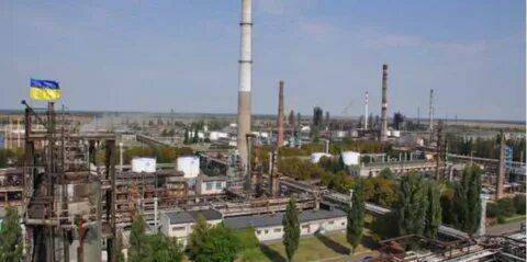 Горит кременчугский нпз