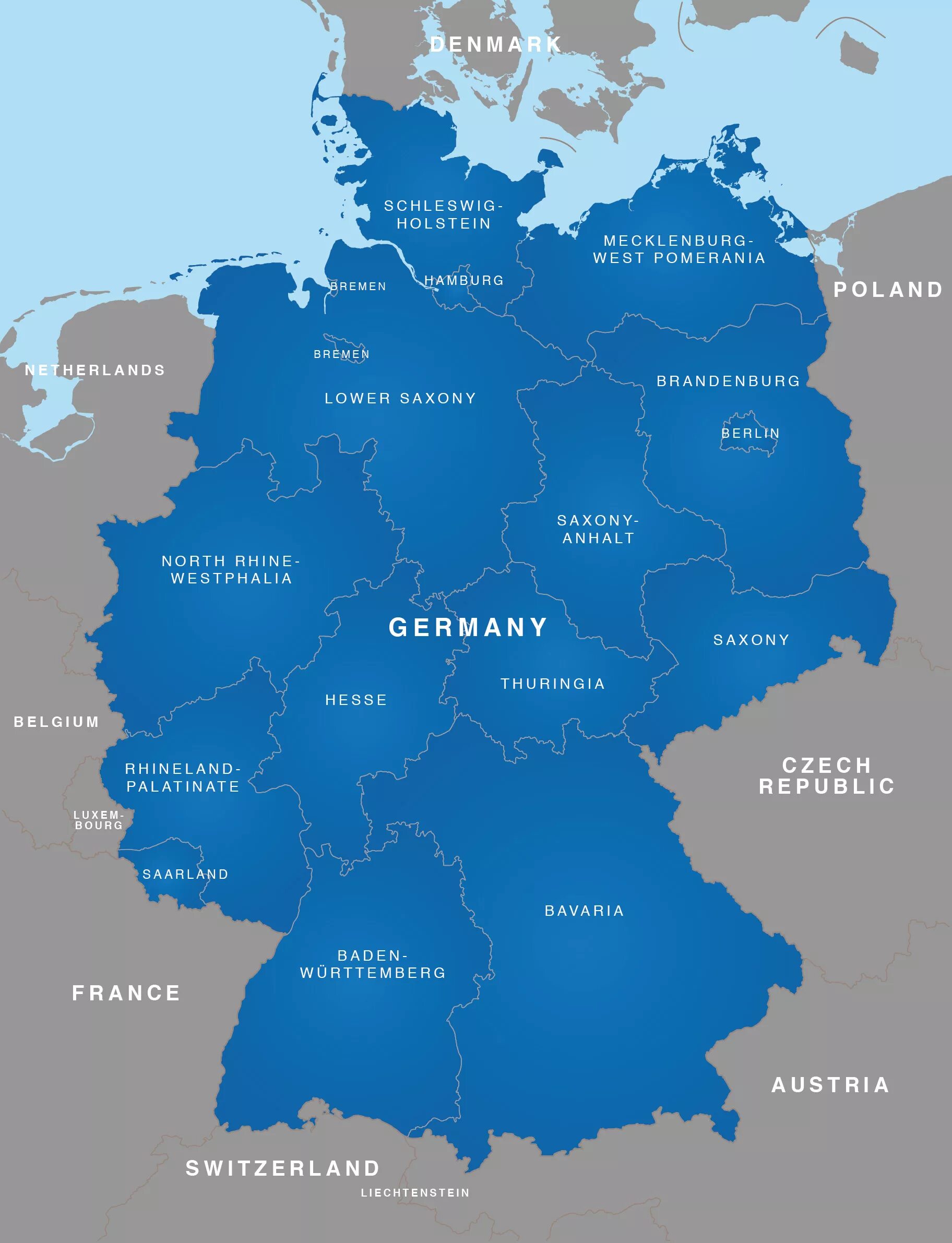 Карта германии 2023. Германия. Карта. Deutschland карта. Карта Германии на немецком. Западная Германия карта.