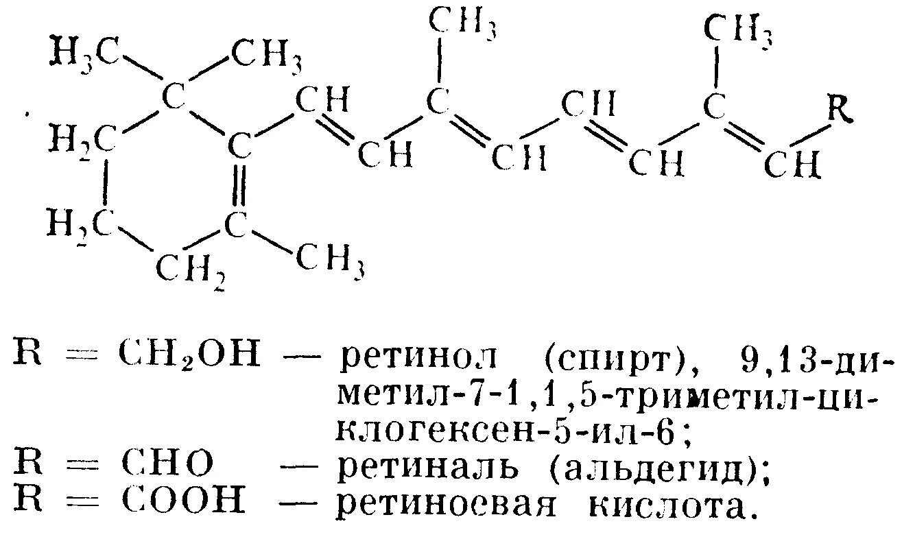 Ретинол ретиналь ретиноевая кислота схема. Ретиналь структурная формула. Ретинол ретиналь ретиноевая кислота формула. Ретинола Ацетат структурная формула.