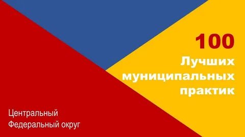 Лучшая муниципальная практика 2024 федеральный этап