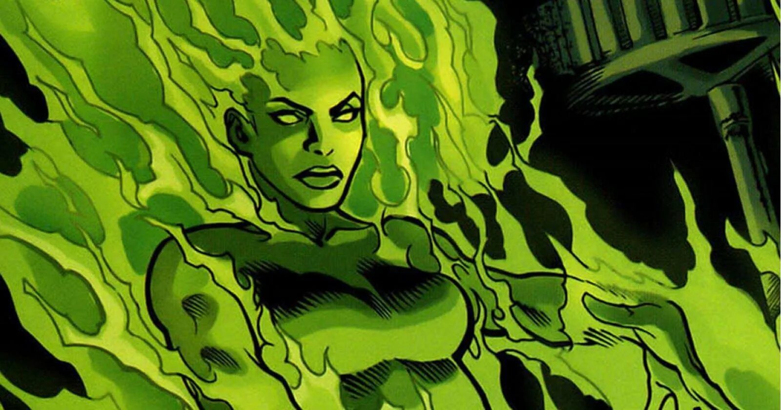 The green flame. Беатрис DC Comics. Зеленое пламя ДС. Пламя ДС комикс. Зеленый огонь DC.