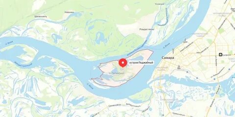 Карта волги самара