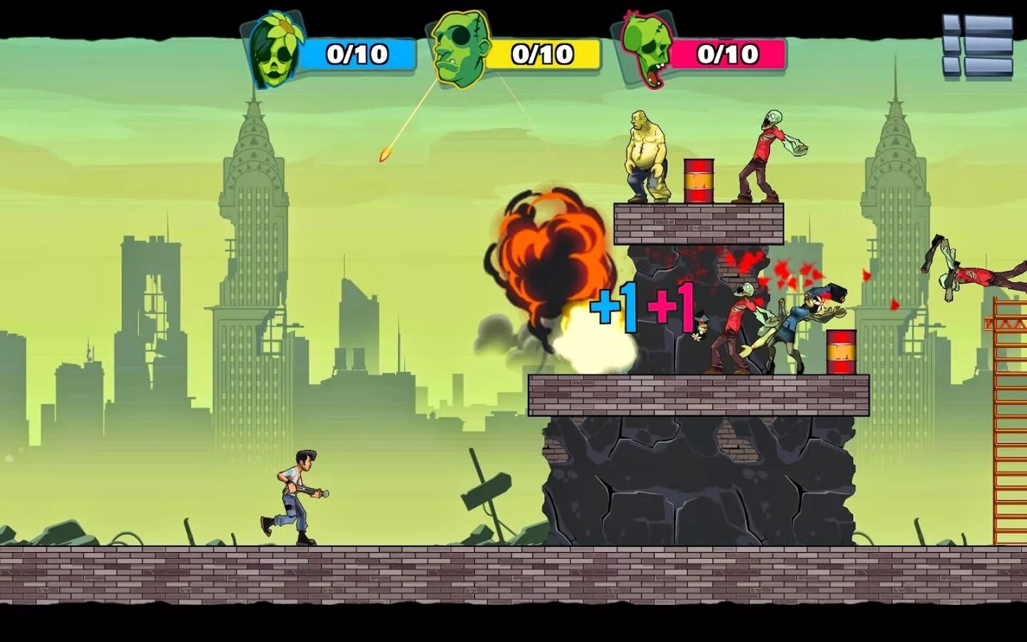 Игра stupid Zombies.