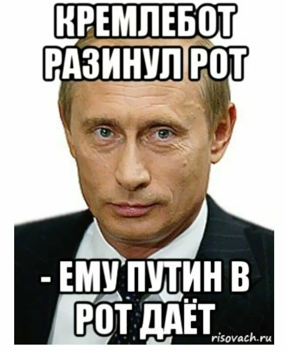 Разинув рот предложения. Тролли Путина. Кремлебот.