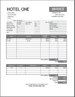 Hotel bill