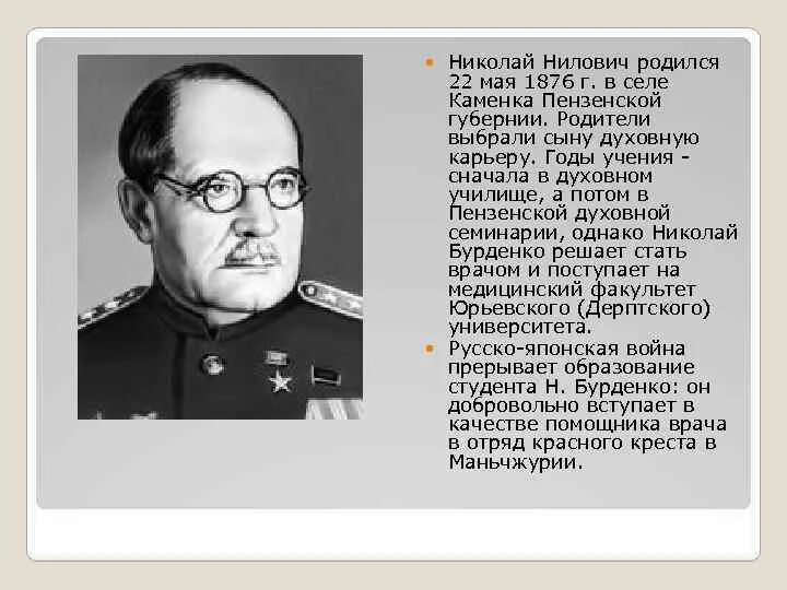 Бурденко документы. Бурденко документы