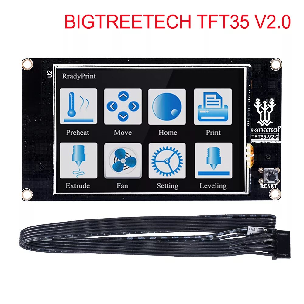Bigtreetech. Дисплей bigtreetech tft35. bigtreetech tft35 v2.0. mks tft35 v2.0. bigtreetech tft35 e3 v3.0 корпус 3д модель.