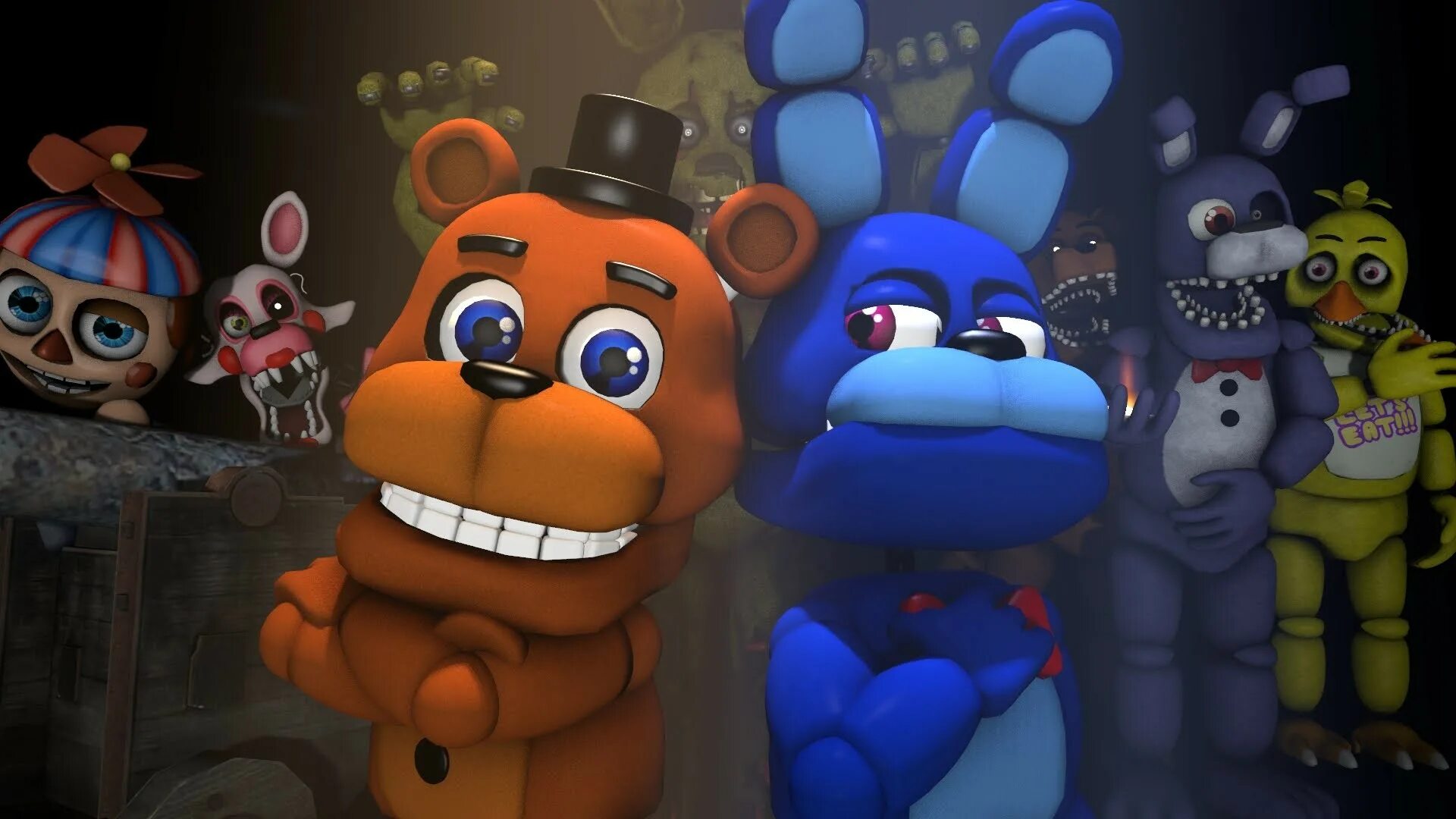 Аниматроников five nights at freddy