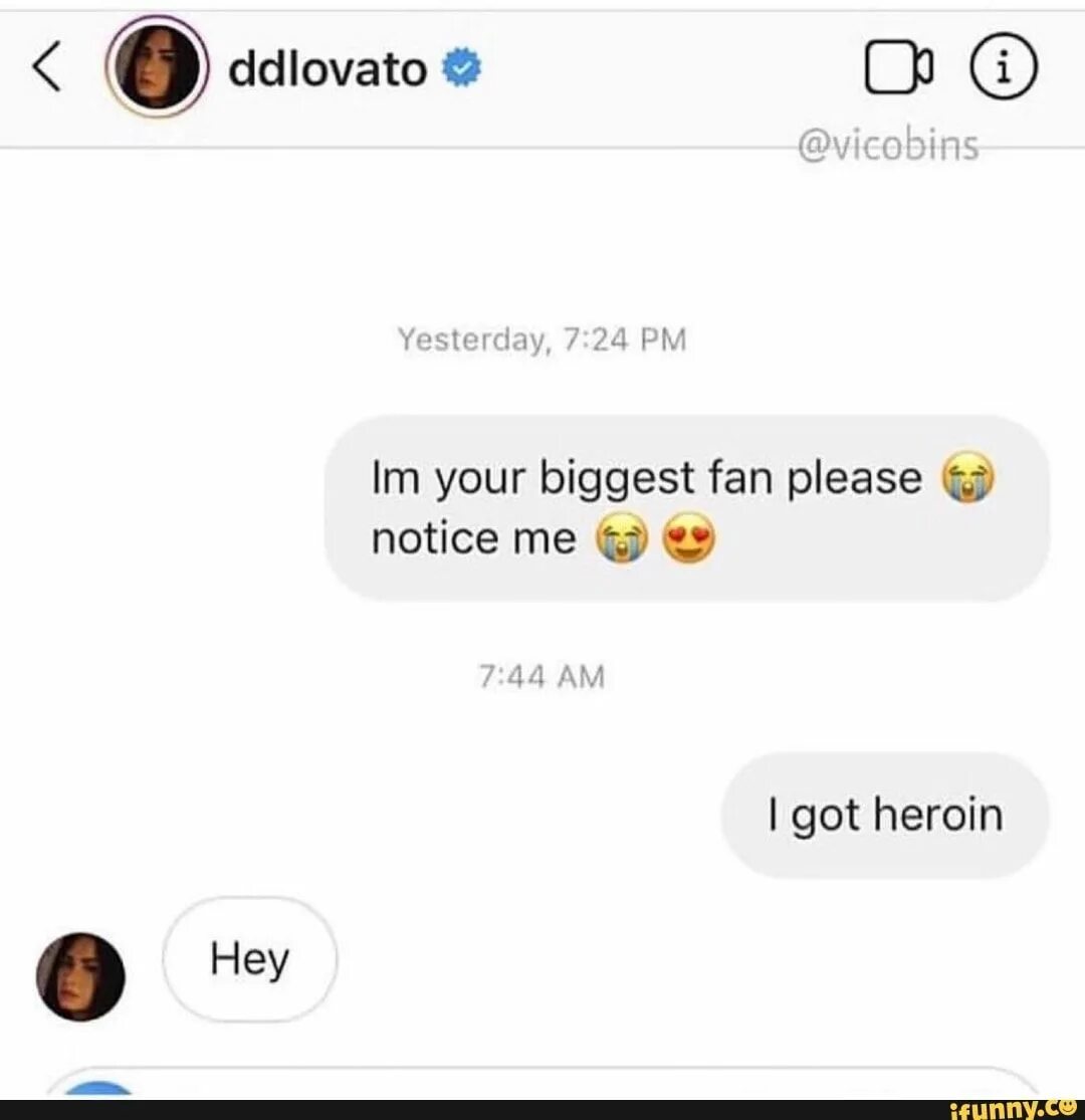 Your biggest fan. Im your biggest Fan. Demi Lovato heroin memes. Pleases a Fan. Im your biggest Fan meme.