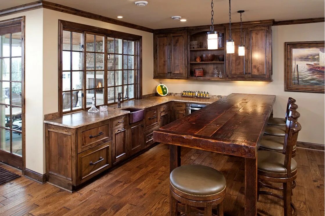 Кухни хорошие деревянные. Красивая деревянная мебель. Кухня в деревянном доме. Красивые деревянные кухни. Деревянная кухня в интерьере.