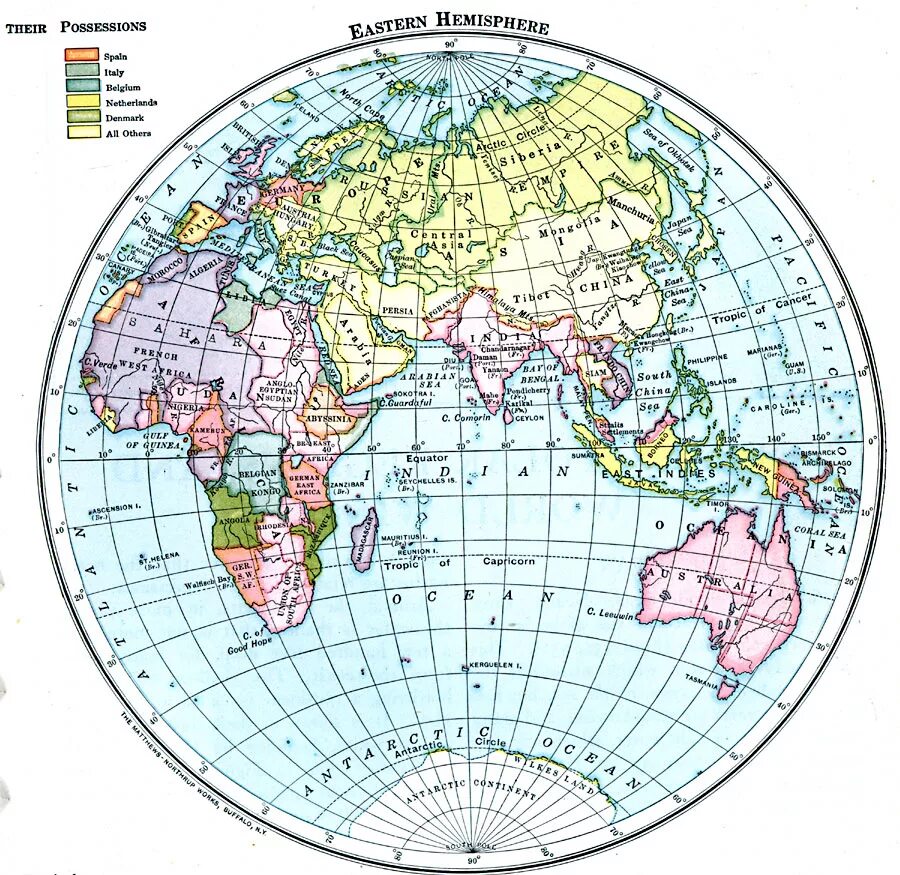 Полушария со странами. Карта восточного полушария политическая карта. Политическая карта Западного полушария.