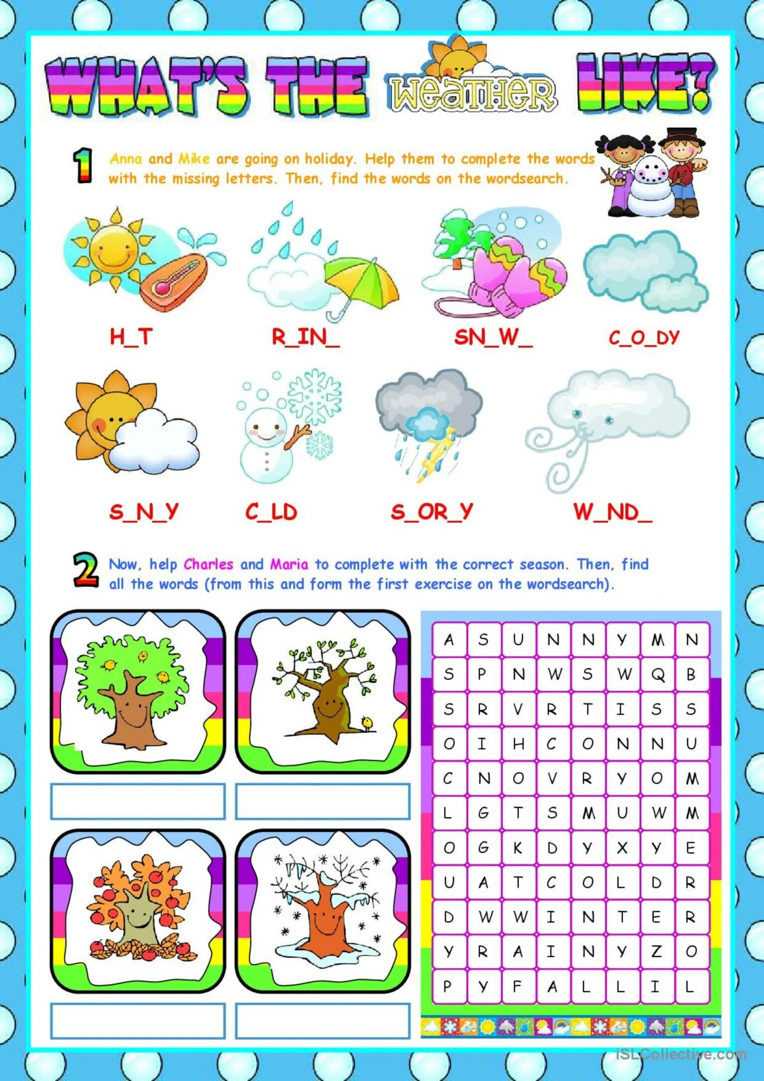 Complete the months and seasons. Weather Worksheets на английском. Погода на английском Worksheets. Weather Worksheet для дошкольников. What is the weather задания.