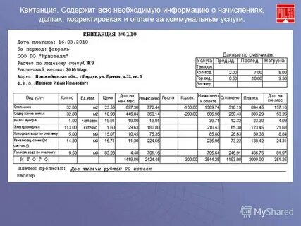 Программы коммунальные платежи