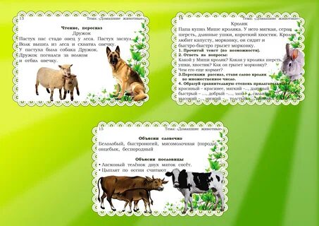 Тема недели животные весной 2 младшая