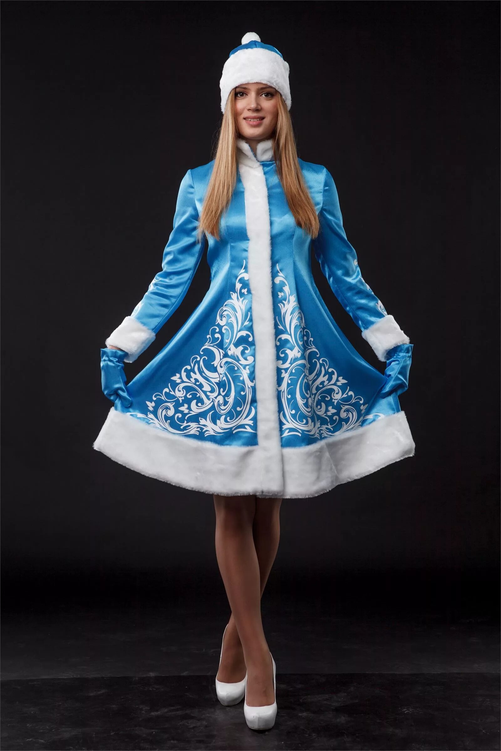 новогодний костюм батик снегурочка. взрослый костюм снегурочки. костюм снегурочки. 3007 костюм "снегурочка премиум". ура снег.