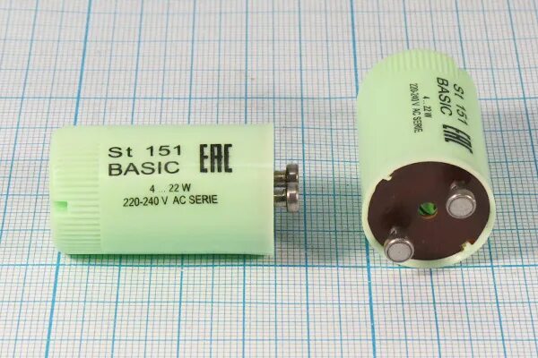 St 151 basic. Стартер 220 вск 220 - 240 v. конденсатор для люминесцентных ламп 220в. стартер st 151 basic 4-22вт 220-240в. стартёр 80с-220 (к лампам 30w).