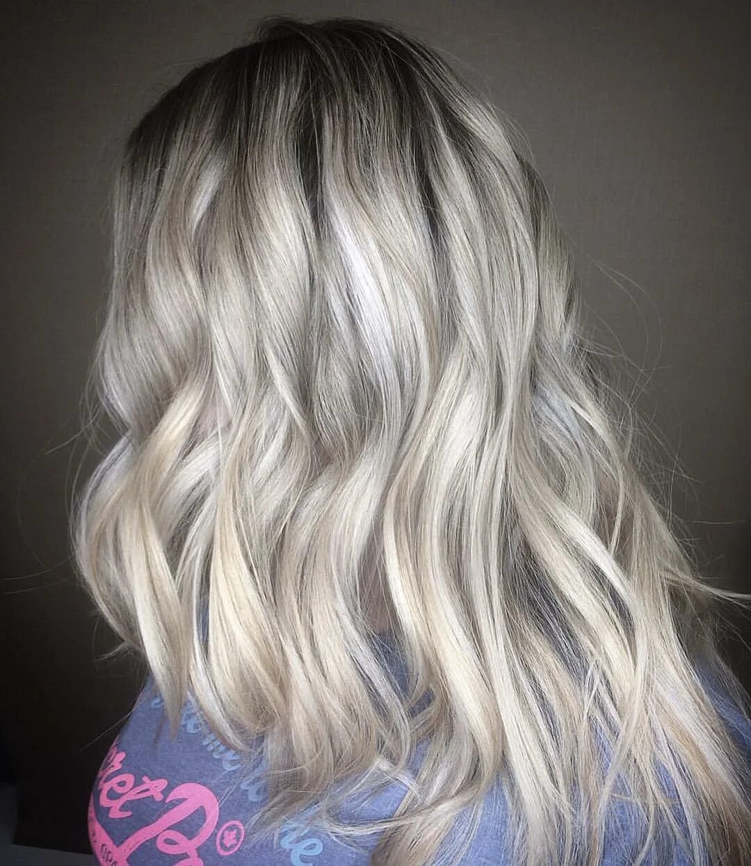 балаяж пепельный блонд мелирование. вуальное мелирование блонд.