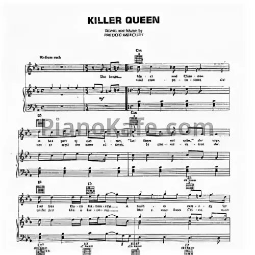 Песня killer queen