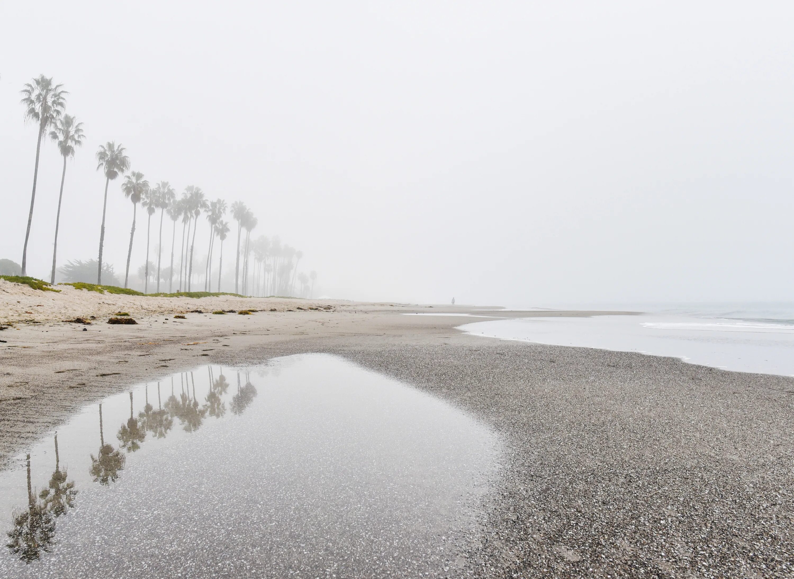 Rain beach. Лужа на пляже. Лужа на песке. Калифорния туман. Песчаный дождь фото.