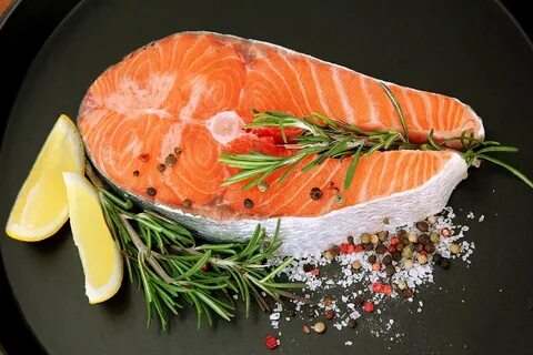 Стейк рыбы форель