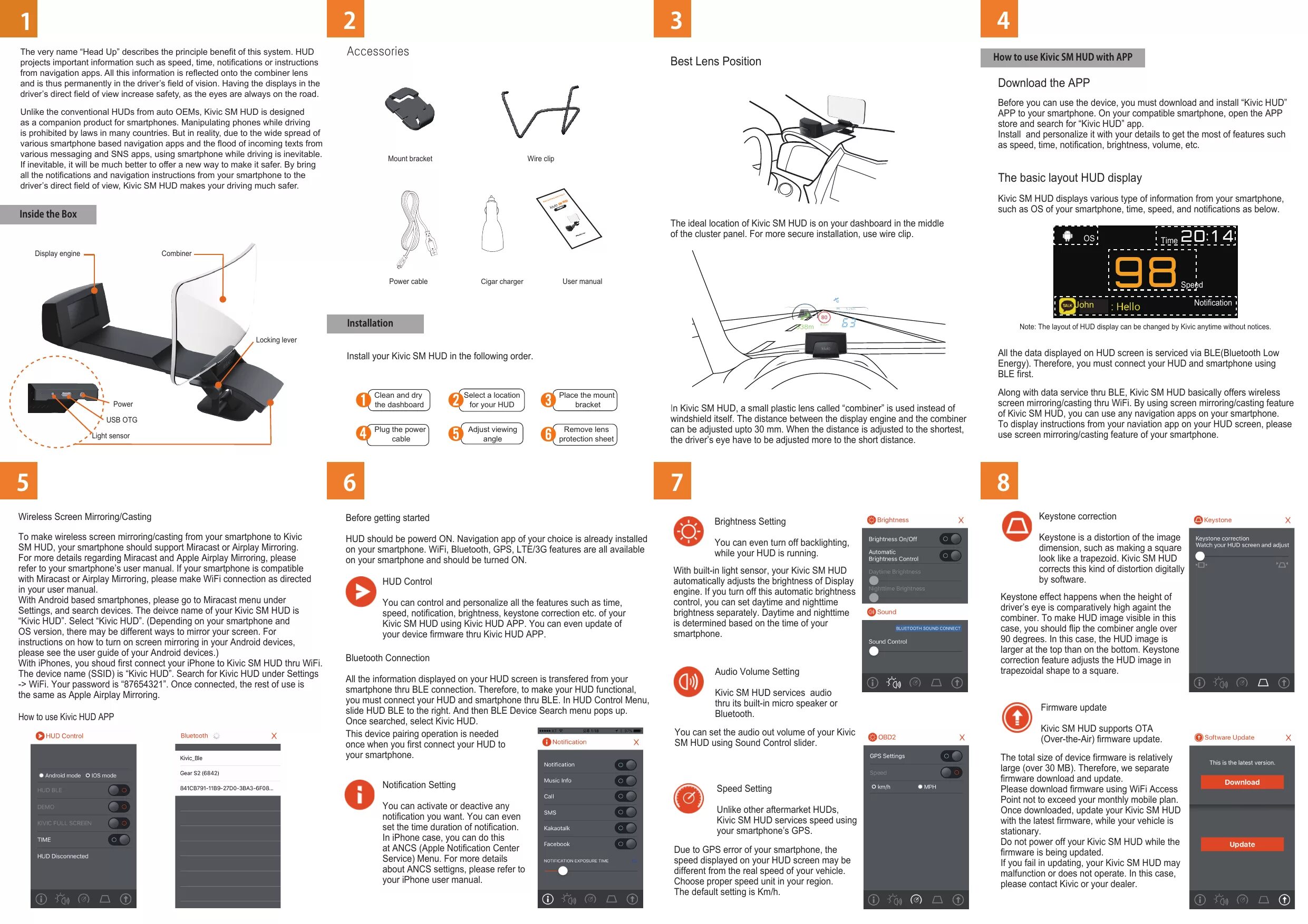 Head up display инструкция на русском. Head up display инструкция на русском