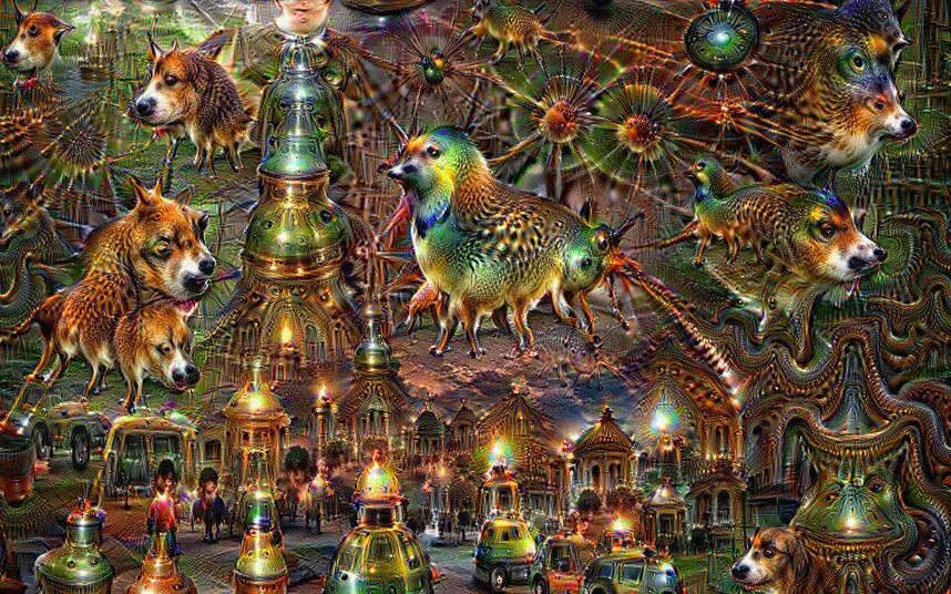 Нейросеть Deep Dream. Лсд нейросеть. Психоделия нейросеть. Живопись нейросети.