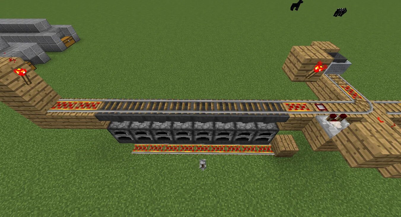 Доменная печь майнкрафт. Redstone Powered Rail. Сортировочная система майнкрафт. Powered Rail Minecraft.