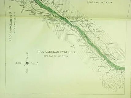 Карта волги ярославская область