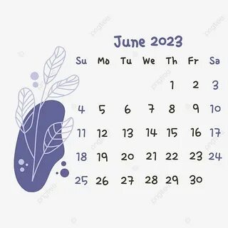 Календарь июнь 2023г