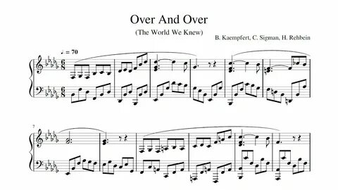 Перевод песни синатры world we know