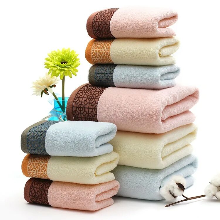 Хлопковое полотенце. Текстиль полотенца. Набор полотенец. Банное полотенце. Бренд полотенца