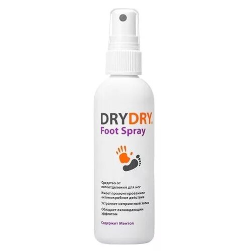 Dry Dry спрей. Dry Dry спрей для ног. Средство от потоотделения для ног Dry Dry foot Spray, 100 мл. DRYDRY средство от потливости спрей.