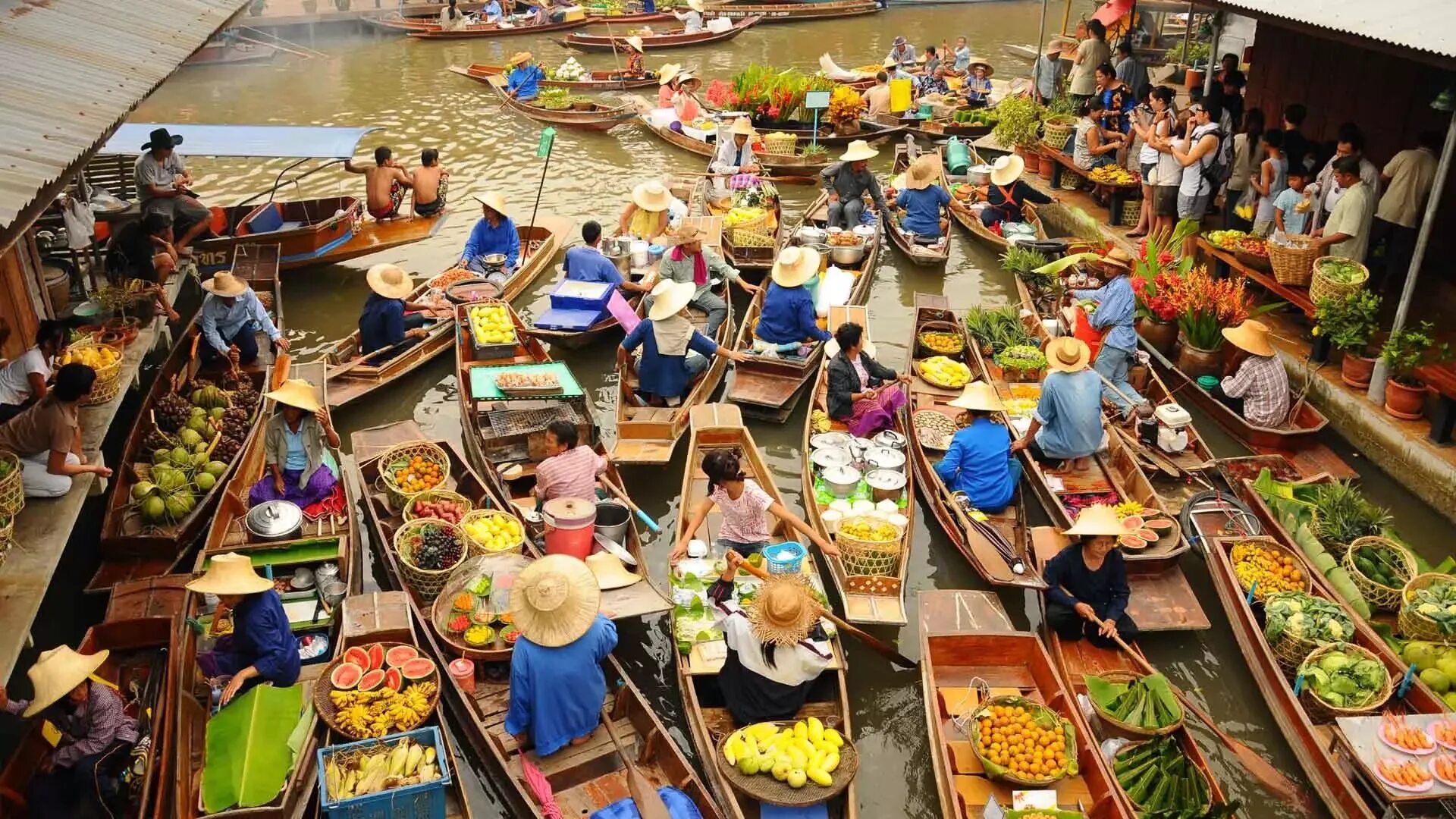 Промышленность тайланда. Таиланд плавучий рынок река Квай. Плавучий рынок Талинг Чан. Плавучий рынок в Паттайе. Рынок Меконг Таиланд.