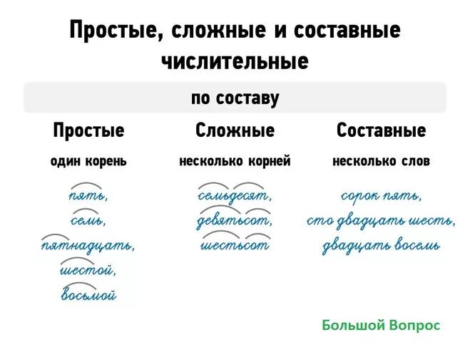 Простые числительные одиннадцать. Простые числительные одиннадцать