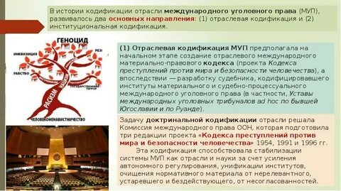 Международная кодификация