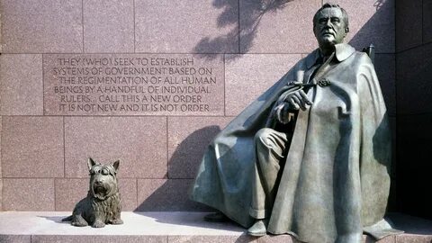 The monument is visited
