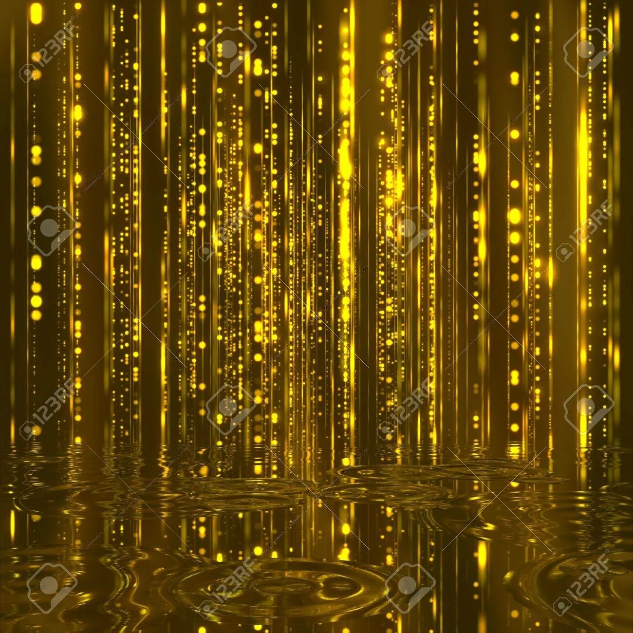 Gold rain. Золотистый фон. Золотистый дождик. Блеск золота. Желтый дождь.