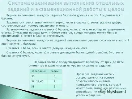 Задания 4 базовый уровень