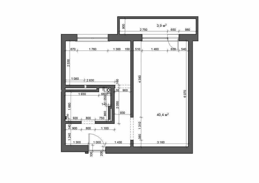 План однокомнатной квартиры. План квартиры с размерами чертеж 1 комнатная. М с размерами. Чертеж однокомнатной квартиры. Чертеж однокомнатной квартиры.