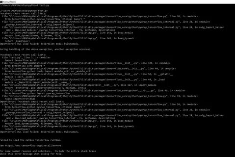 Tensorflow could not find a version