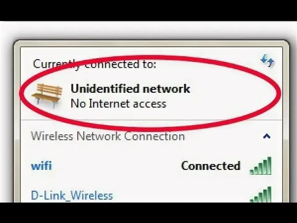No network connection