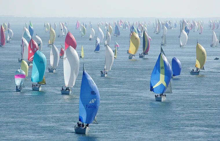 Регата вокруг острова Уайт. Super Sides Island Race. Race island