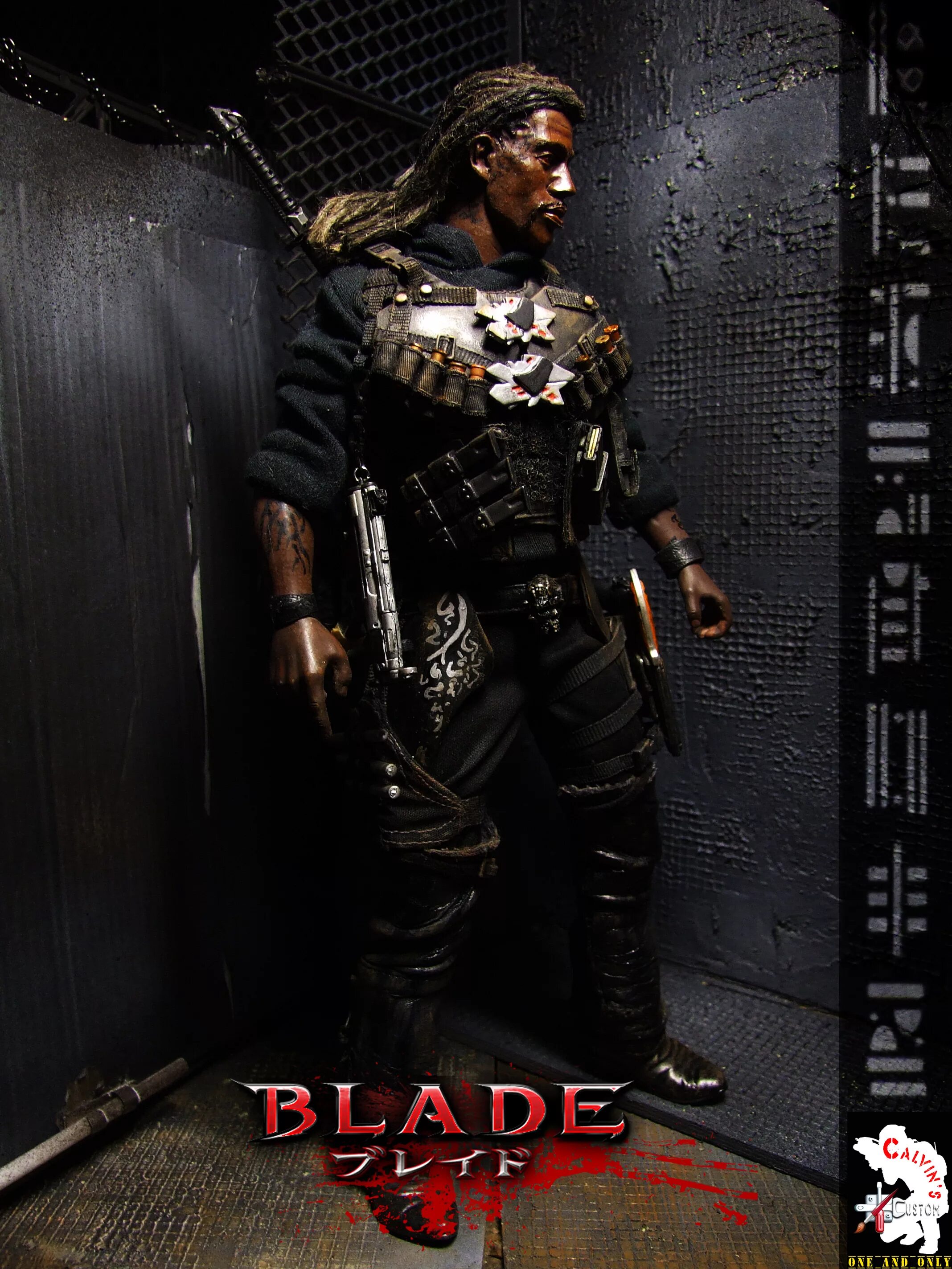 Blade. Blade Мокери. Блейд с автоматом.