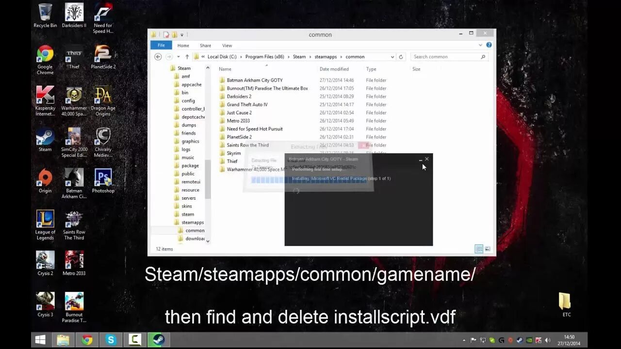 Папка common Steam. Steam Redistributable. Steam common Redistributable что это. Microsoft VC Redistributable ПАБГ. Запуск скрипта установки vc redistributable steam